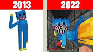 Evolution of Huggy Wuggy Minecraft #shorts #Evolution #PoppyPlaytime