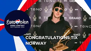 TIX is surprised with a prestigious award - Norway 🇳🇴 - Eurovision 2021