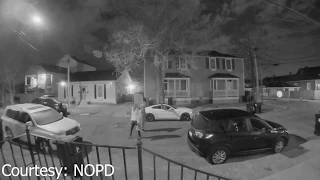 VIDEO: Man shot at after confronting group of car burglars in New Orleans' neighborhood