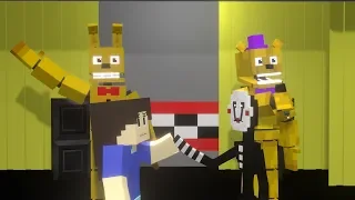 "Puppet Song" | FNAF Minecraft Music Video | "The FNAF Stories-Part 1"