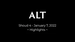 Perception, Observation & Stories - ALT Shoud 4 highlights