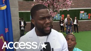 Kevin Hart's Son Adorably Crashes His 'Secret Life Of Pets 2' Interview: 'That's My Son' | Access