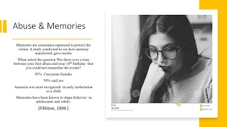 Abuse   & Memory Powerpoint