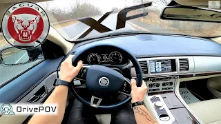 Jaguar XF X250 FL 2.2D 2012 | 190HP-450NM | POV TEST DRIVE, POV ACCELERATION, POV REVIEW | #DrivePOV