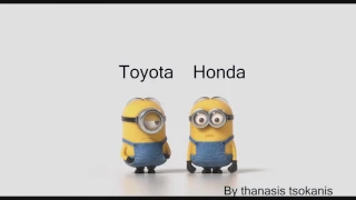 Minions toyota vs honda by thanasis tsokanis