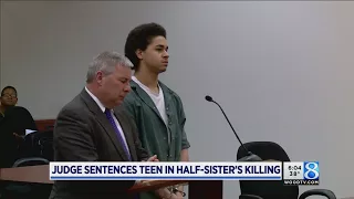 Teen who killed half sister sentenced to up to 100 years