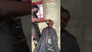 On the street giving out free haircut 💇🏻‍♂️to people and make them happy 😊