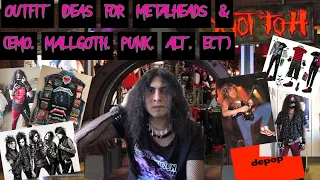 Outfit Ideas For Metalheads + (Emo, Mall Goth, Punk, Alt, Ect)