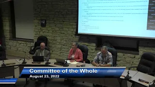 Batavia Committee of the Whole Meeting  August 23, 2022