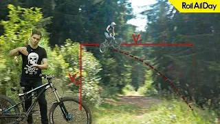 Как прыгать жесткие дропы на велосипеде