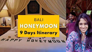 Bali Itinerary 9 Days | Bali Honeymoon Trip Itinerary | Bali Vlog | Bali Itinerary