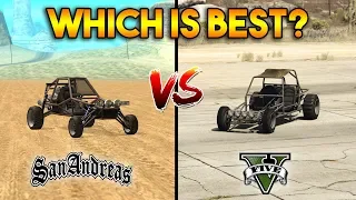 GTA 5 BUGGY VS GTA SAN ANDREAS BUGGY : WHICH IS BEST?