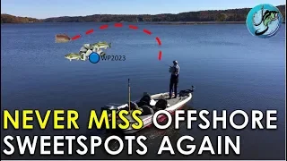 How to Hit Offshore Structure First Cast Every Time! | Offshore Bass Fishing Tips