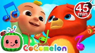 Teddy Bear, Teddy Bear (Animal Time) | CoComelon JJ's Animal Time | Animal Songs for Kids