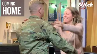 SOLDIER SURPRISE || Air Force Serviceman Surprises Wife At Work