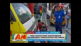 Mga sasakyang nakagarahe sa kalsada, pinaghuhuli ng MMDA