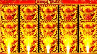 ★★JACKPOT HANDPAY★★$180 BETS★★IMPERIAL WEALTH HIGH LIMIT SLOT MACHINE BUENO DINERO MUSEUM SLOTS