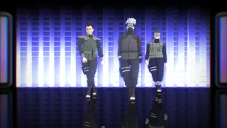 【MMD】Poker Face   LADY GAGA 【Kakashi, Shikamaru, Yamato】No Camera Ver