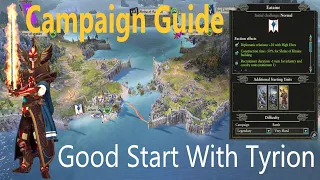Good Start with Tyrion - Campaign Guide - Mortal Empires - Warhammer 2