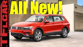 2018 VW Tiguan gets bigger with 3 Row 7 Passenger Seating and New Design