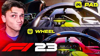 F1 23: Is Controller the new Meta?! 🤔 Pad vs. Wheel - Precision Drive