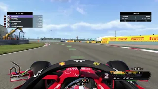 F1 2020 Gameplay No Commentary | Charles Leclerc At China | 5 Lap Race