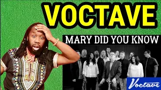 First time hearing VOCTAVE feat MARK LOWRY- MARY DID YOU KNOW REACTION