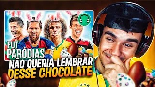 REACT - OS MAIORES CHOCOLATES DO FUTEBOL (Especial de Páscoa) | Paródia iSpy | FutParódias