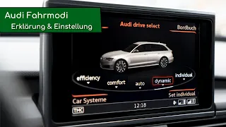 Audi Fahrmodi Erklärung / Einstellungen / Set Individual / Anleitung / Quicktipp
