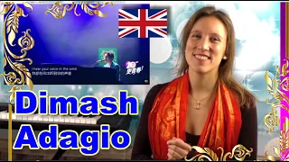 Vocal Coach/ Opera singer REACTION, Dimash, Adagio, english