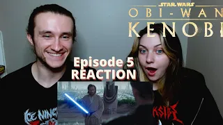 FLASHBACKS!! Girlfriend and I React/Review OBI-WAN-KENOBI Episode 5
