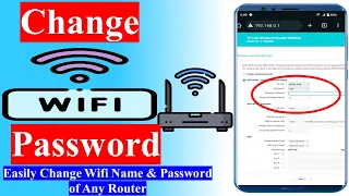 How to Change Wifi Password in Mobile || Wifi Ka Password Kaise Change Kare 2024