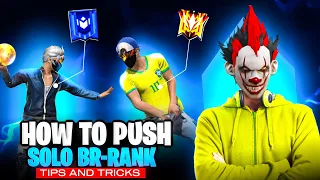 How To Push Rank In Solo Br ✅| Platinum To Grandmaster Tips And Tricks 🔥| Easy Rank Up