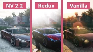 GTA 5 – NaturalVision 2.2 vs. Redux vs. Vanilla Visual Graphics Mod Comparison