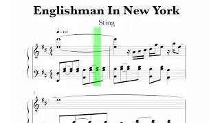 Sting - Englishman In New York Sheet Music