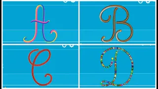 Cursive Writing Wizard – Learn to Write Upper Case Letters with Letter Sound and Letter Name