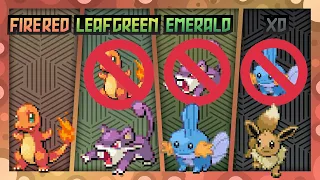 Nuzlocking the ENTIRE POKEMON FRANCHISE, But I Can't Use Repeats (FireRed, LeafGreen, Emerald, & XD)