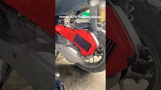 Honda ADV Airfilter change .. more Horsepower