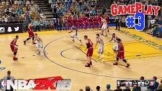NBA 2K16 Official GAMEPLAY #3 - Golden State Warriors vs Cleveland Cavaliers