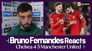 "WE CONCEDED TOO MANY SHOTS" | Bruno Fernandes | Chelsea 4-3 Manchester United | Premier League