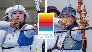 Korea v Chinese Taipei – recurve junior women team gold | World Archery Youth Championships 2019
