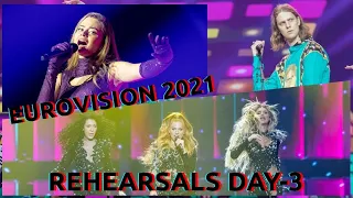 Eurovision 2021 | All Rehearsals - DAY 3 (San Marino to Serbia)