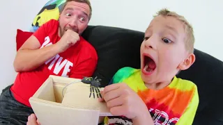 Father & Son SCARY SPIDER PRANK!