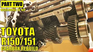 TOYOTA R150F/R151F GEARBOX ASSEMBLY | Building a hybrid Hilux transmission [PART TWO]