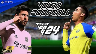 EA FC 24 - Messi vs. Ronaldo – Inter Miami vs. Al Nassr | Volta Football  | PS5 4K