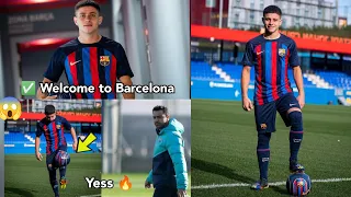 ✅Official 🔥, Barcelona confirms signing Argentina skillful, Lucas Roman, Camp Nou skill show,Xavi..