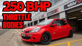 Georgi's *250bhp ITB'd* RenaultSport Clio Mk3 R27 F1! *NOISY* 🙉 - On Track Review