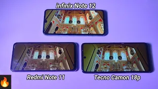 Infinix Note 12 vs Redmi Note 11 vs Tecno Camon 18p: Which one should you buy?