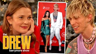 Machine Gun Kelly Paints Drew's Nails and Shares the Story of His First Lunch Date with Megan Fox