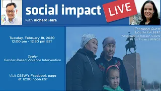 Social Impact LIVE: Gender-Based Violence Intervention